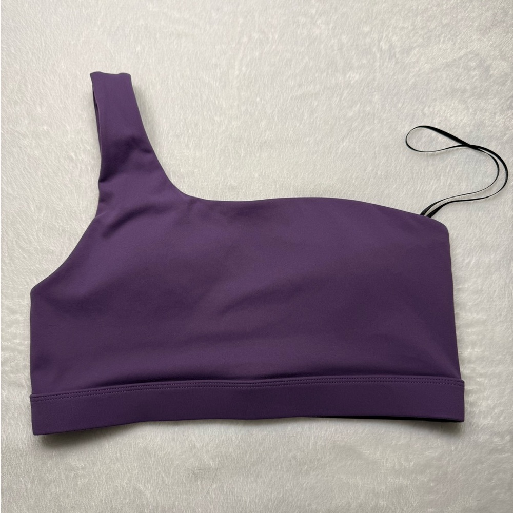Fabletics Purple One-Shoulder Bra
